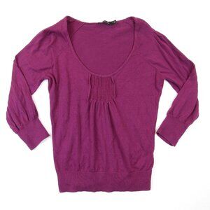 The Limited Sweater Women's Size S Scoop Neck 3/4 Sleeve Knit Pullover